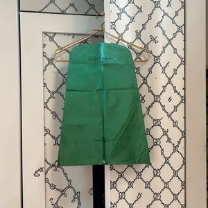 Auth. Kate spade emerald green garment bag